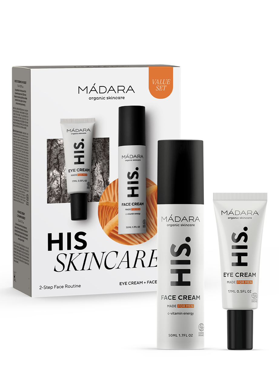 Mádara HIS Skincare 2-Step Face Routine Set