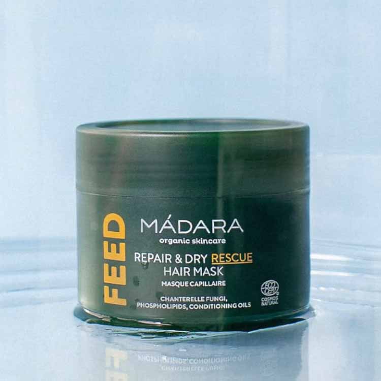 Mádara FEED Repair & Dry Rescue hair mask